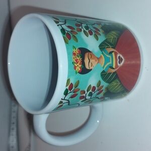 Frida Kahlo Ceramic Heart Mug